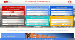 Desktop Screenshot of 1a-umzug-hamburg.de
