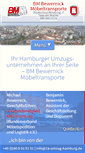 Mobile Screenshot of 1a-umzug-hamburg.de